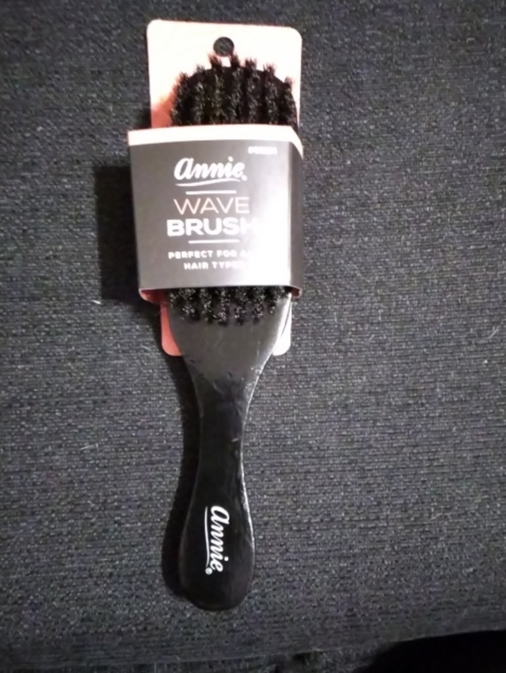 Annie Black Wave Brush with Firm Bristles#575
